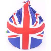 Bean Lazy Cotton Union Jack Team GB Bean Bag Child Size | Size: Small