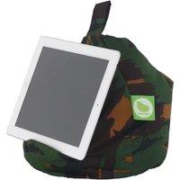 Bean Lazy Army Camo iPad, eReader & Book Mini Bean Bag in Green