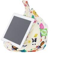 Bean Lazy Party Animals iPad, eReader & Book Mini Bean Bag in Light Beige