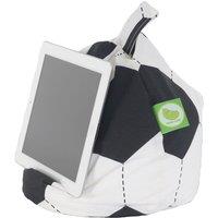 Bean Lazy Football iPad, eReader & Book Mini Bean Bag in White