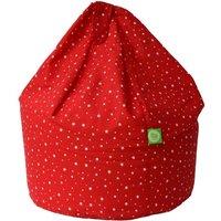 Bean Lazy Cotton Red Stars Bean Bag Child Size | Size: Small