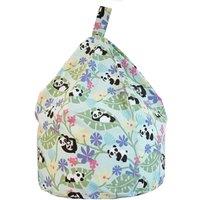 Bean Lazy Cotton Light Blue Panda Bean Bag Child Size | Size: Small
