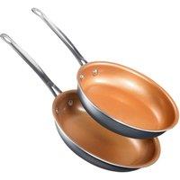 Gotham Steel 'Diamond' 2-Piece Copper Frying Pan Set