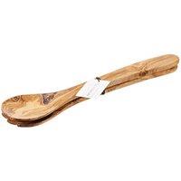 Selbrae House Olive Wood - Salad Server Set in Natural
