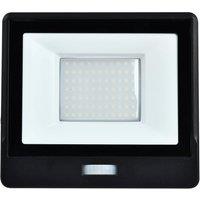 Harper Living PIR Floodlight with Fast Connector, Waterproof IP65, 50 Watts in Black