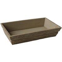 Red Hamper Wooden Packing Tray in Brown