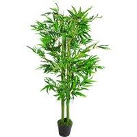 Leaf 120cm (4ft) Fat Artificial Bamboo Plants Trees - XL in Green