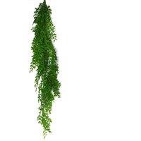 Leaf 100cm Hanging String of Pearls Fern Plant Light Green
