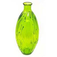 Verano Spanish Ceramics Glass Ola Home Dcor Medium Tall Vase (H) 31cm in Lime