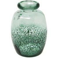 Verano Spanish Ceramics Glass Rimma Clear Home Dcor Small Teardrop Vase (H) 16cm in Teal