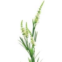 Leaf 80cm White Larkspur Artifical Stem
