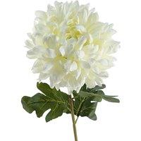 Leaf 75cm Extra Large Reflex Chrysanthemum - White
