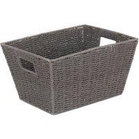 Red Hamper Paper Small Grey Paper Rope Deep Tray