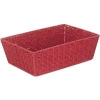 Red Hamper Red Paper Rope Tray