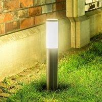 CGC Lighting 'Aster' Stainless Steel Outdoor 45cm Post Light in Silver