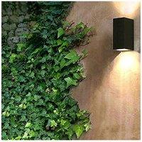 CGC Lighting 'Tiago' Black Rectangle Double Wall Spotlights