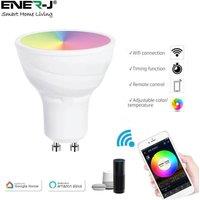 ENER-J Smart WiFi GU10 LED Bulb 5W Dimmable RGB White