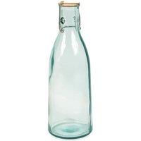Verano Spanish Ceramics Glass Kitchen Dining Room Home Dcor Classic Bottle 1L - 27cm (H) in Clear