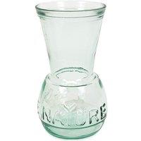 Verano Spanish Ceramics Glass Kitchen Dining Room Home Dcor I Love Nature Vase - 22cm (H) in Clear