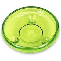 Verano Spanish Ceramics Glass Kitchen Dining Room Home Dcor Ola Footed Glass Bowl (W) 24.5cm in Lime