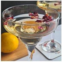 Afewhometruths 30th Birthday Engraved Cocktail Glass in Clear