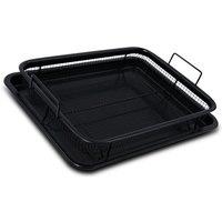 Durastone Professional Crisper Non-Stick Oven Tray Set in Black