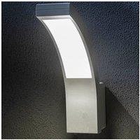 CGC Lighting 'Paris' White LED Curved Outdoor Wall Light