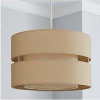CGC Lighting 'Gayle' Cream Two Tier Ceiling Shade