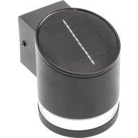 CGC Lighting 'Freddie' Black Solar Modern Outdoor Wall Lamp