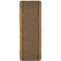 THE RUGS Washable Designer Rugs & Mats Lined Bordered Design in Beige | 116B | Size: 50 cm x 80 cm