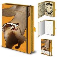Harry Potter Intricate Houses Hufflepuff A5 Notebook in Pale Orange