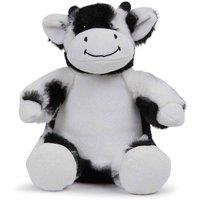Mumbles Printme Cow Plush Toy in Black | Size: Medium