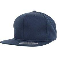 Flexfit Pro-style Twill Snapback Cap in Navy