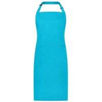 Brand Lab Bibbed Full Apron in Turquoise