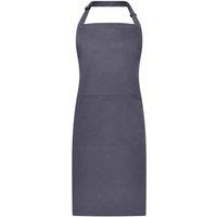Brand Lab Bibbed Full Apron in Dark Grey