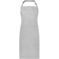 Brand Lab Bibbed Full Apron in Silver