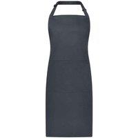 Brand Lab Bibbed Full Apron in Charcoal