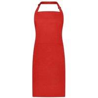Brand Lab Bibbed Full Apron in Red