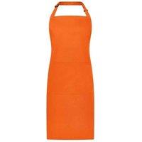 Brand Lab Bibbed Full Apron in Orange