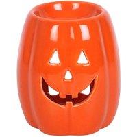Something Different Jack-o-Lantern Oil Burner in Orange