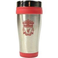 Liverpool FC Executive Metallic Travel Mug in Silver