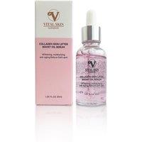 Vital Skin London Collagen & Peptide Skin Lifting & Firming Oil Serum in Pink | Size: 30ml