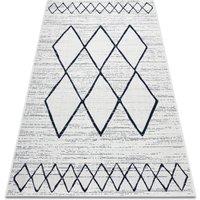 RugsX Color Rug in White | Size: 60 cm x 110 cm