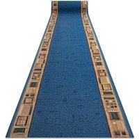 RugsX Anti-Slip Jena Runner in Blue | Size: 120 cm x 100 cm