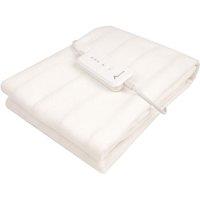 Alivio Electric Blanket Underblanket Overheat Protection Warm in White | Size: Single