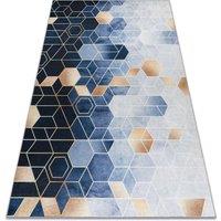 RugsX Andre Rug in Blue | Size: 80 cm x 150 cm