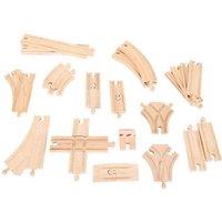 Bigjigs Rail Low Level Track Expansion Pack in Natural