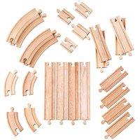 Bigjigs Rail Straights & Curves Track Pack in Natural