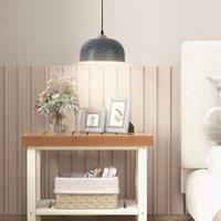 Costway Hanging Ceiling Lamp Pendant Light Chandelier Adjustable Hanging Cable E27 Base in Grey