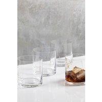 Mikasa Julie Set Of 4 15Oz Double Old Fashioned Drinking Glasses in Clear